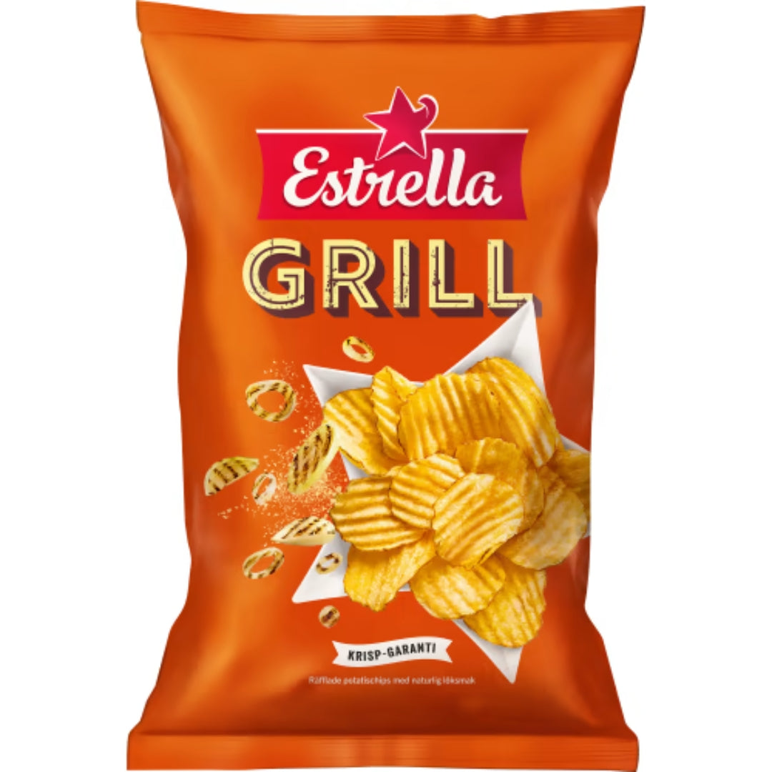 Estrella Grillchips – Onion Crisps 275g
