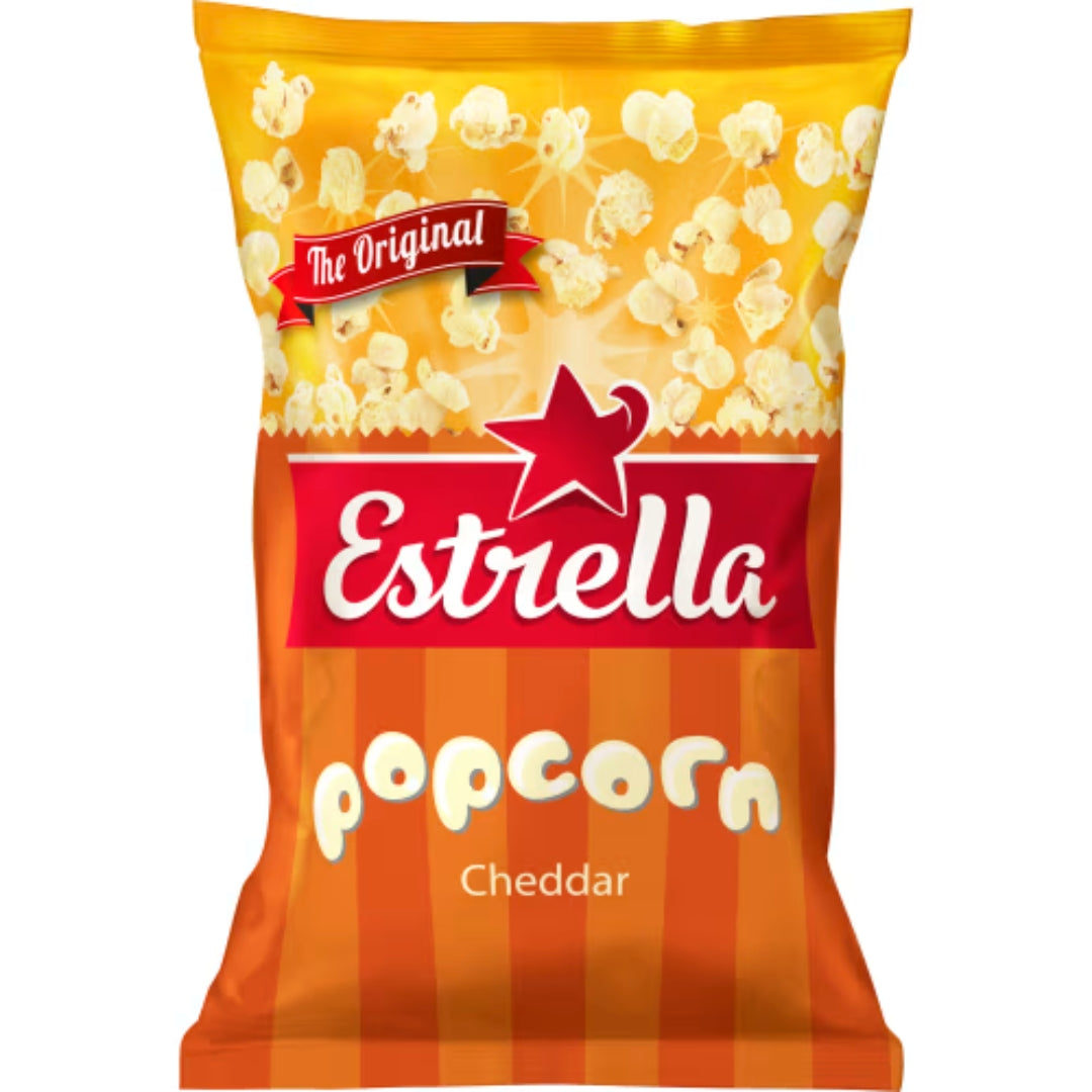 Estrella popcorn cheddar - cheddar valmis popcorn 80g