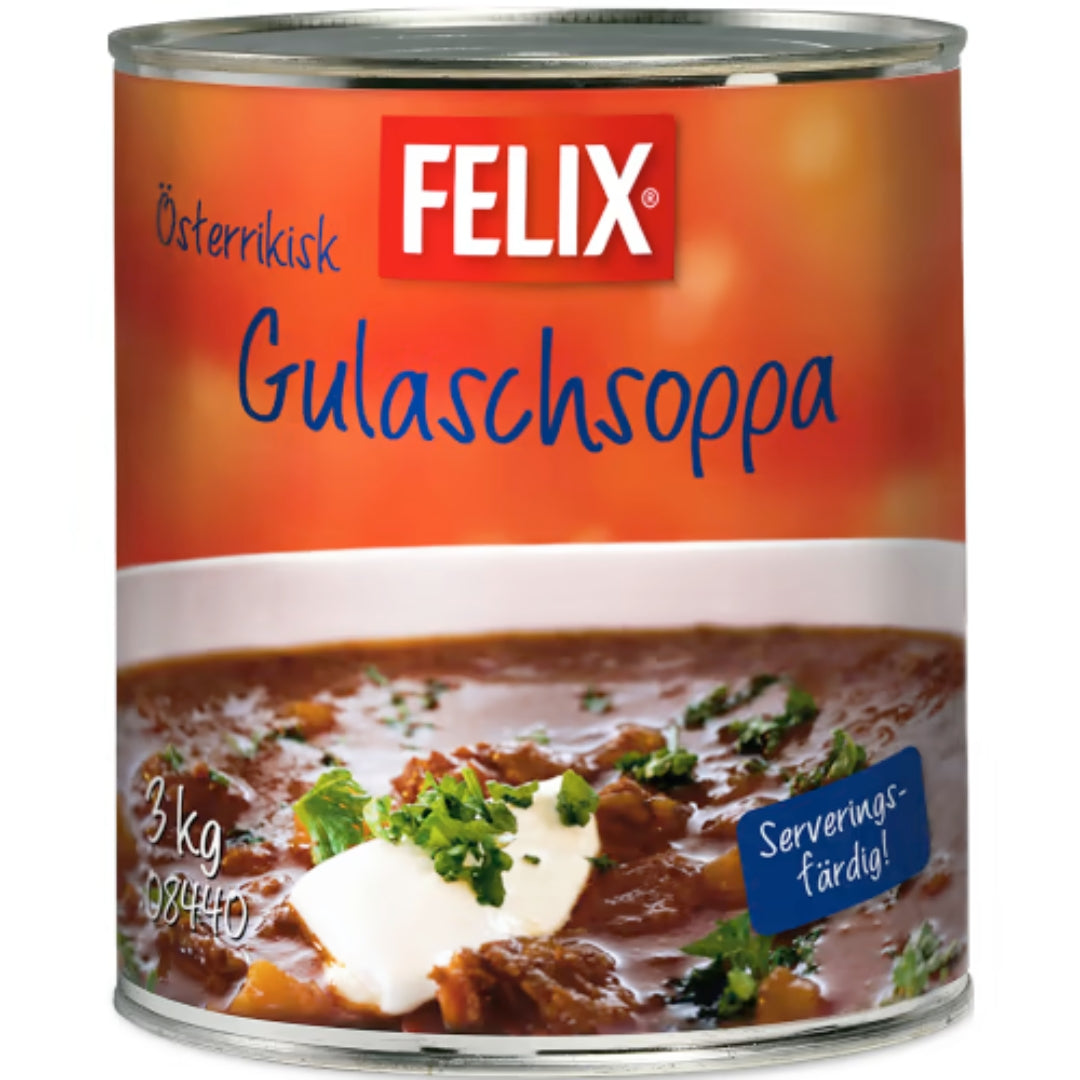 Felix Gulaschsoppa Österrikisk - Austrian Goulash Soup with Meat and Potatoes 3kg