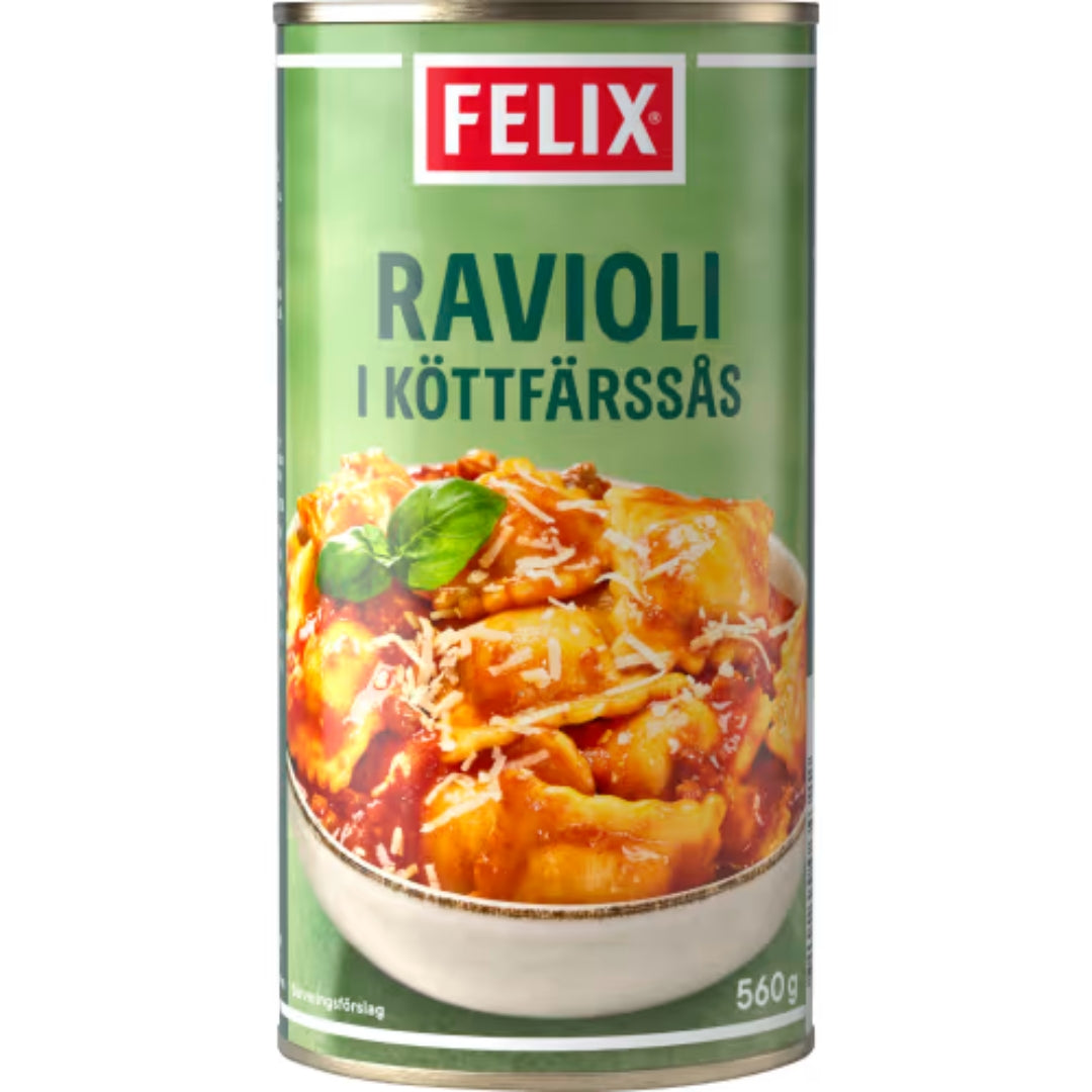 Felix Ravioli i Köttsås - Ravioli in Minced Meat Sauce 560g
