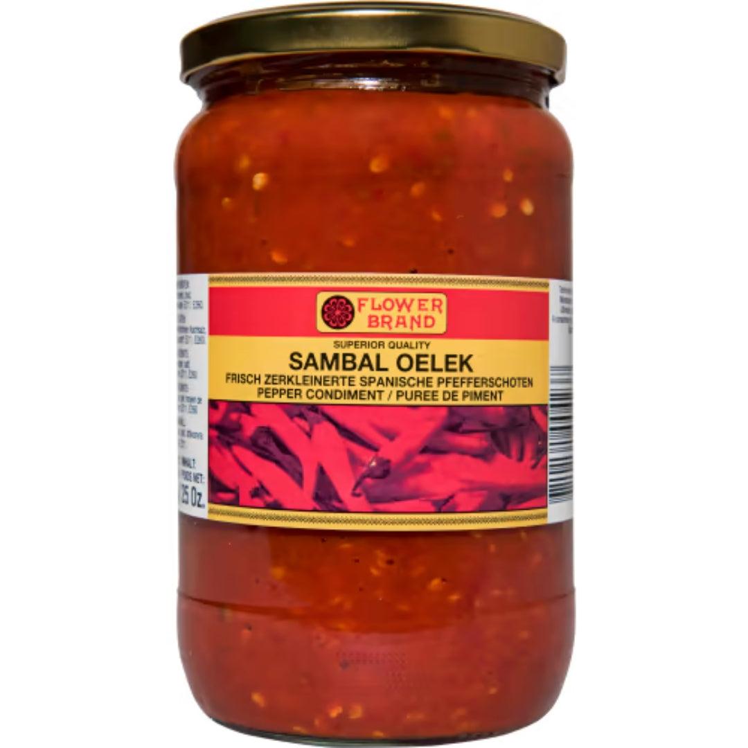 Flower Brand Sambal Oelek Original Smaksättare - Sambal Oelek 720g