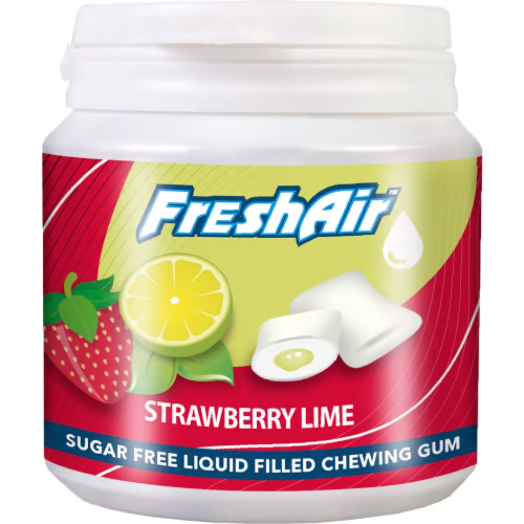 Freshair Tuggummi Strawberry/lime - Strawberry and Lime-Flavored Sugar-Free Chewing Gum 84g