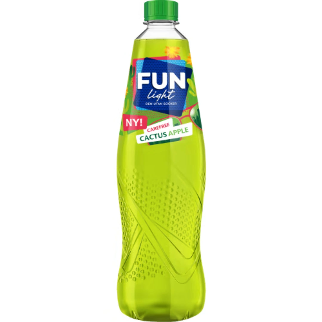 Fun Light Cactus Apple - Cordial with Cactus and Apple flavor 1L