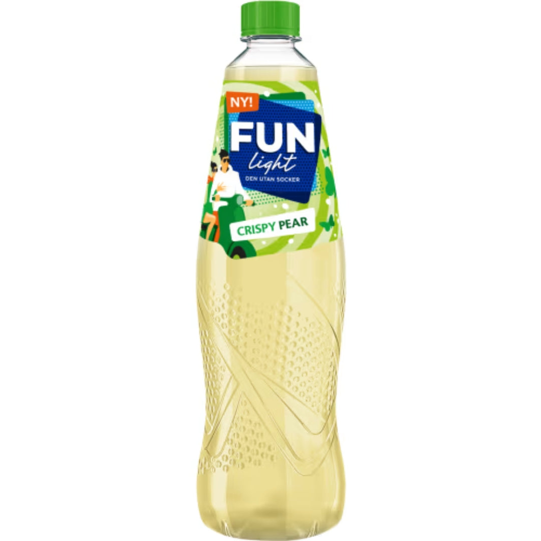 Fun Light Crispy Pear - Pear Flavoured Cordial Sugar Free 1L