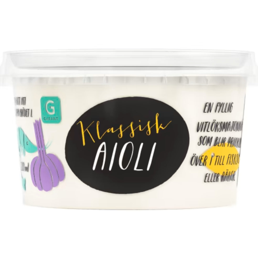 Garant Aioli Klassisk - Classic Aioli 220ml