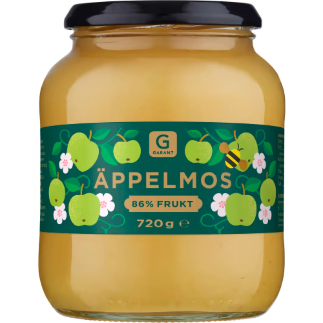 Garant Äppelmos - Applesauce with 72% Fruit 720g