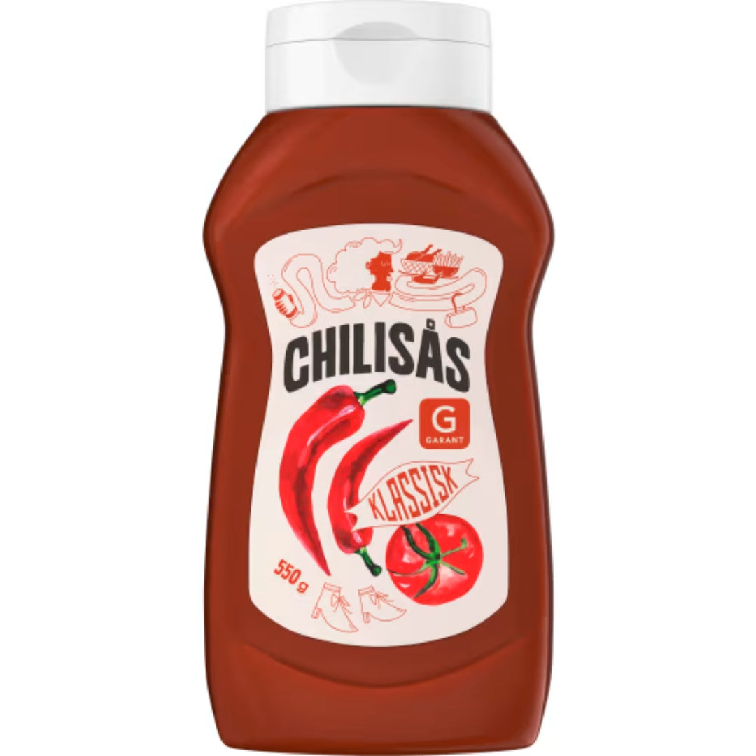 Garant Chilisås Klassisk - Classic Chili Sauce 550g