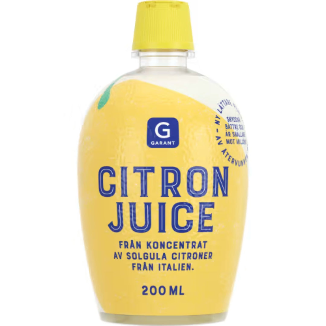 Garant Citron Juice - Lemon Juice from Concentrate 200ml