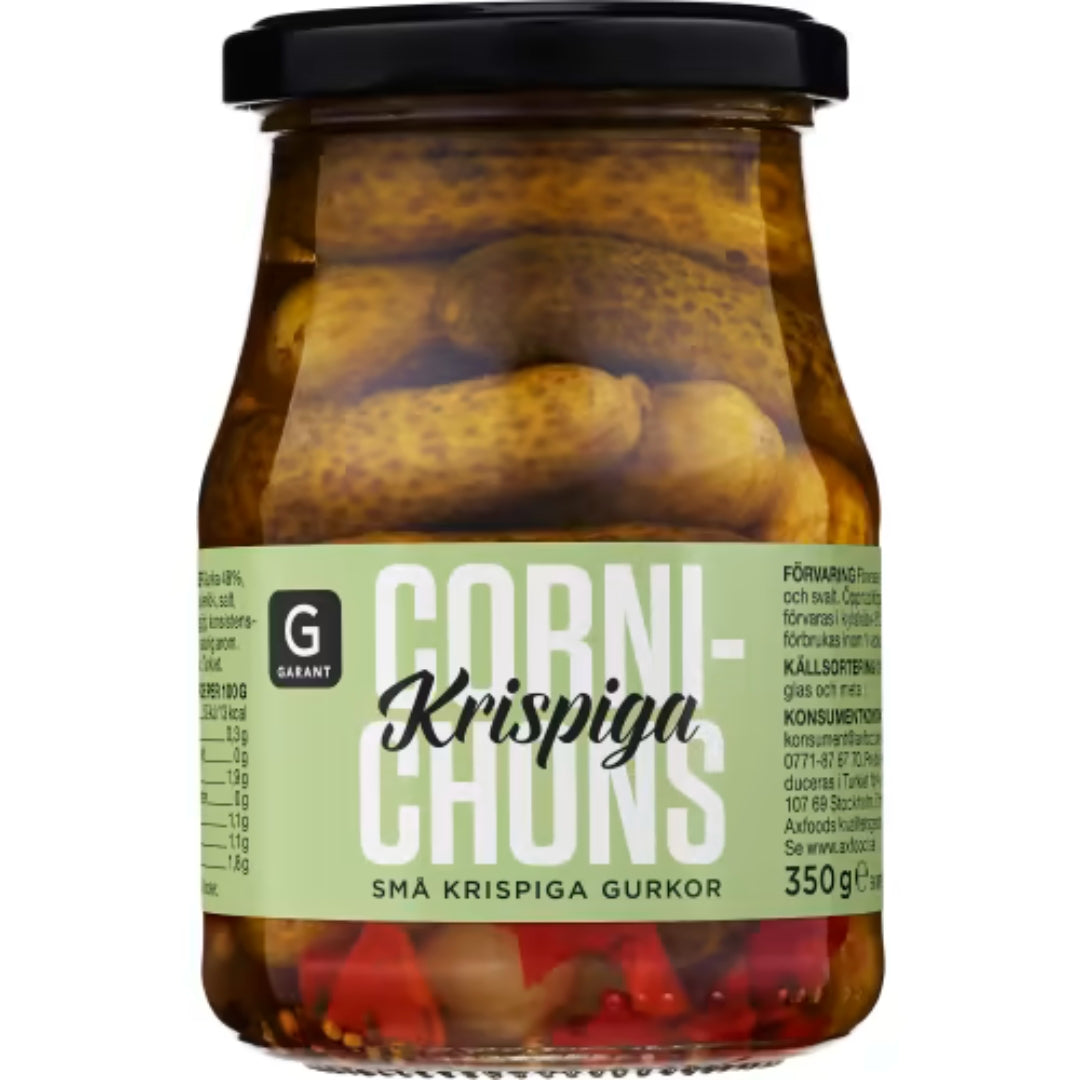 Garant Cornichons Krispiga - Small & Crispy Cornichons 350g