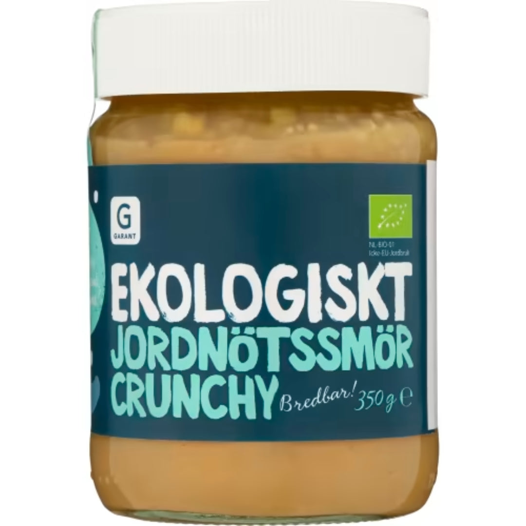 Garant Eko Jordnötssmör Crunchy - Organic Crunchy Peanut Butter 350g