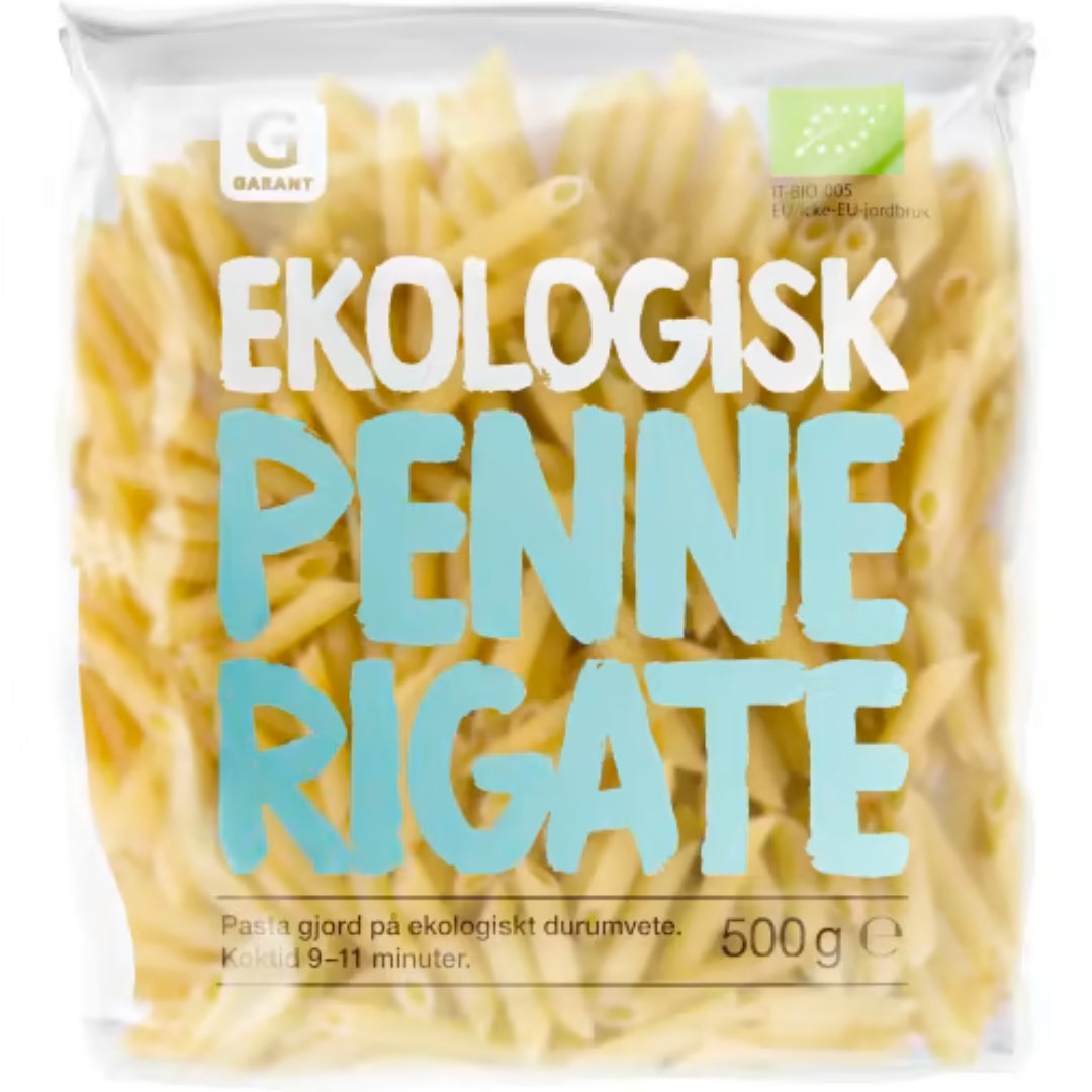 Garant Eko Penne Rigate Pasta - Organic Penne Pasta 500g