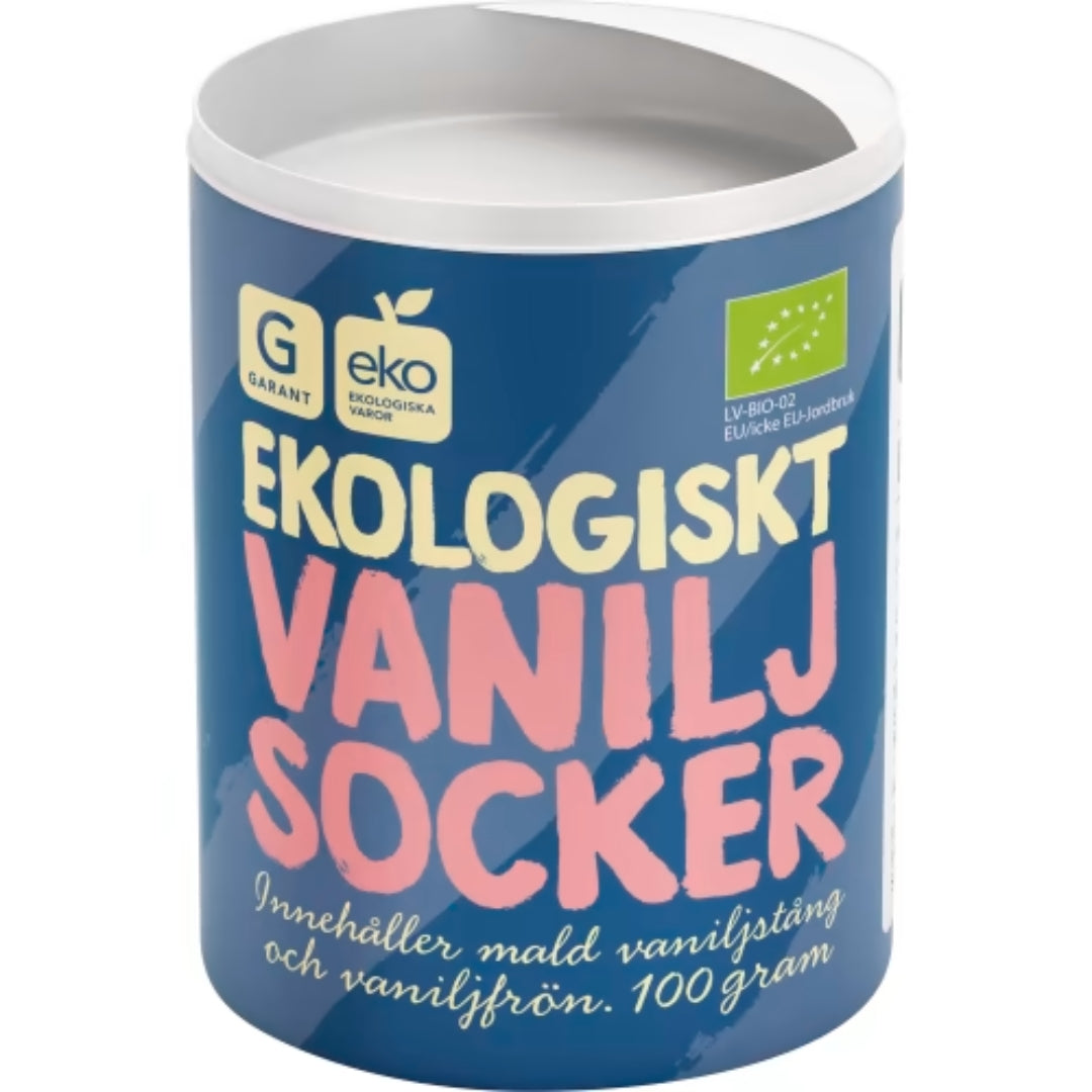 Garant Eko Vaniljsocker Ekologiskt - Organic Vanilla Sugar 100g