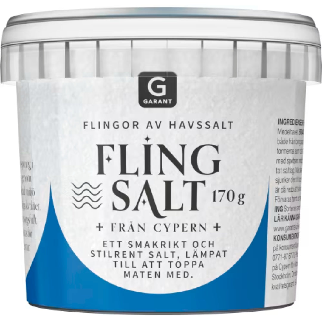 Garant Flingsalt - Flake Salt 170g