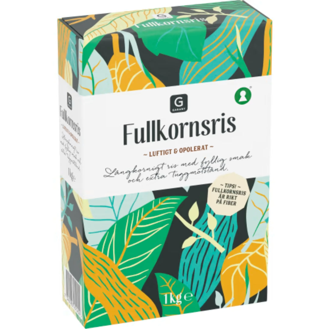 Garant Fullkornsris - Whole Grain Rice 1kg