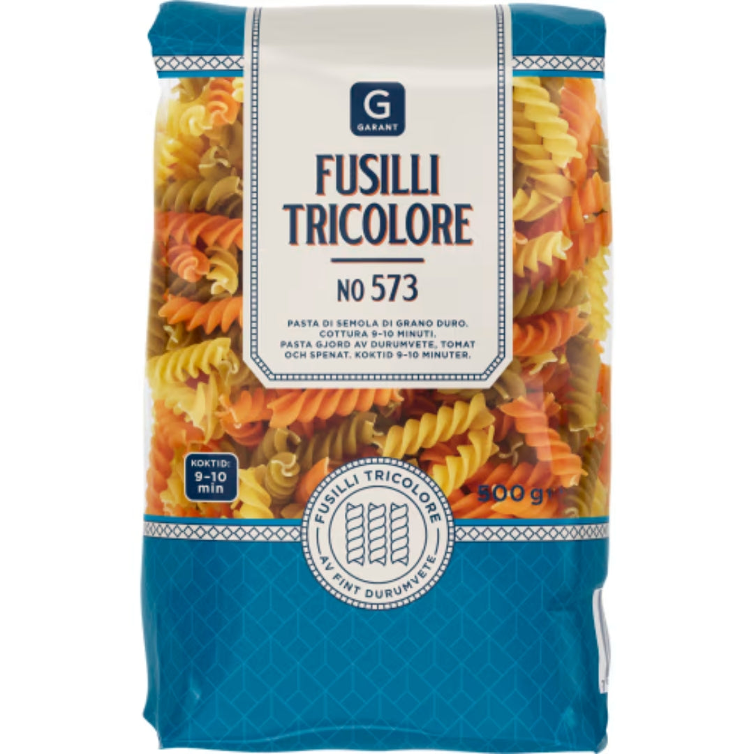 Garant Fusilli Tricolore Pasta - Fusilli Tricolore Pasta 500g