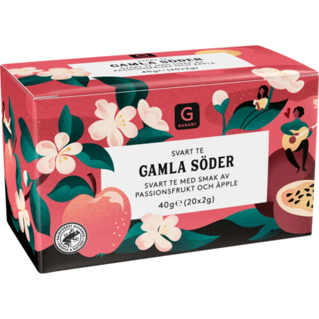 Garant Gamla Söder Svart Te - Passion Fruit and Apple Black Tea 40g