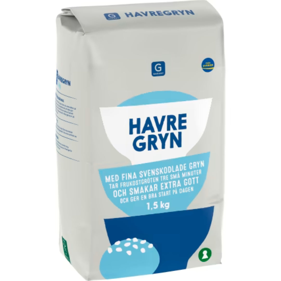 Garant Havregryn - Rolled Oats 1.5kg
