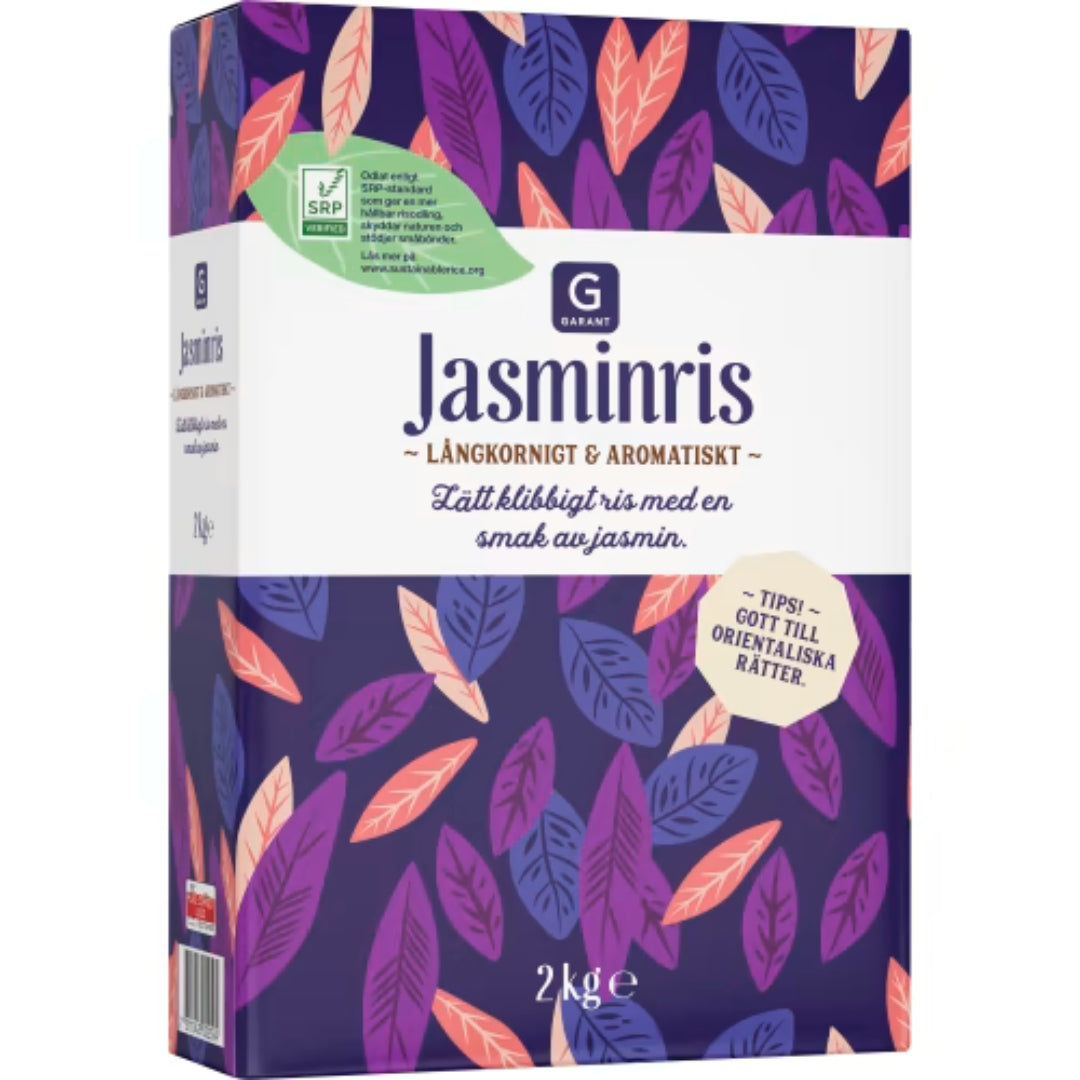Garant Jasminris - Long-Grain Aromatic Jasmine Rice 2kg