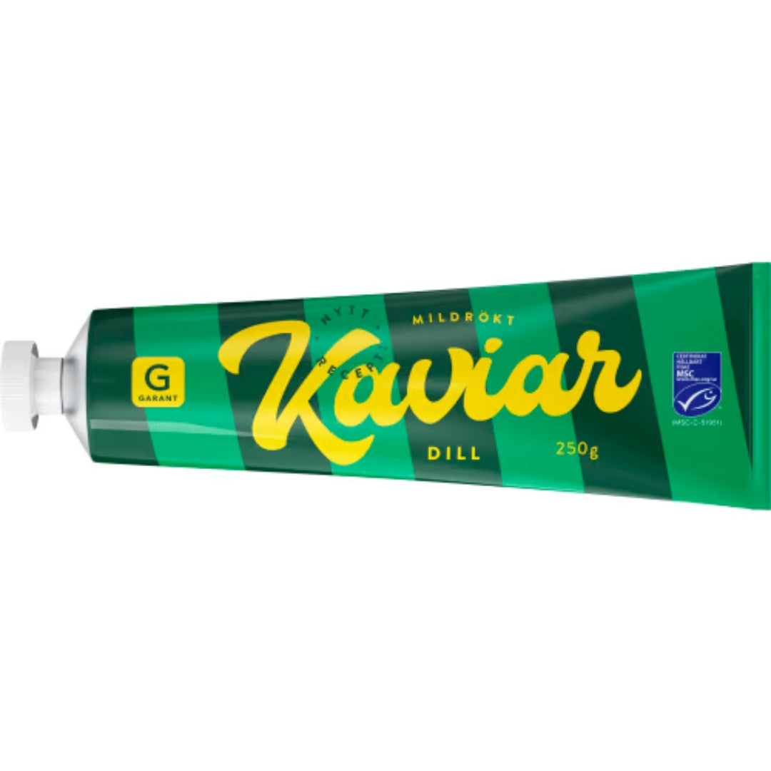 Garant Kaviar Dill - Extra Mild Caviar with Finely Chopped Dill 250g