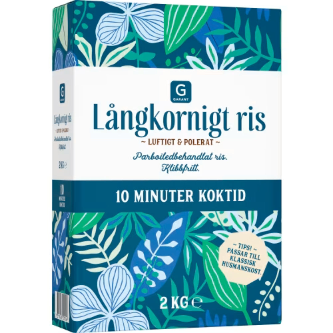 Garant Långkorn 10min Ris - Long-Grain Rice 2 kg