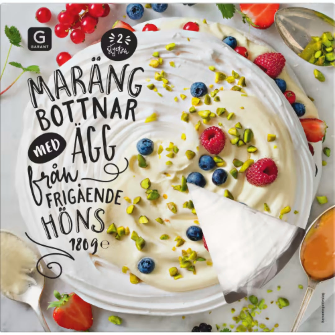 Garant Marängbotten 2-pack - Meringue Bases 180g