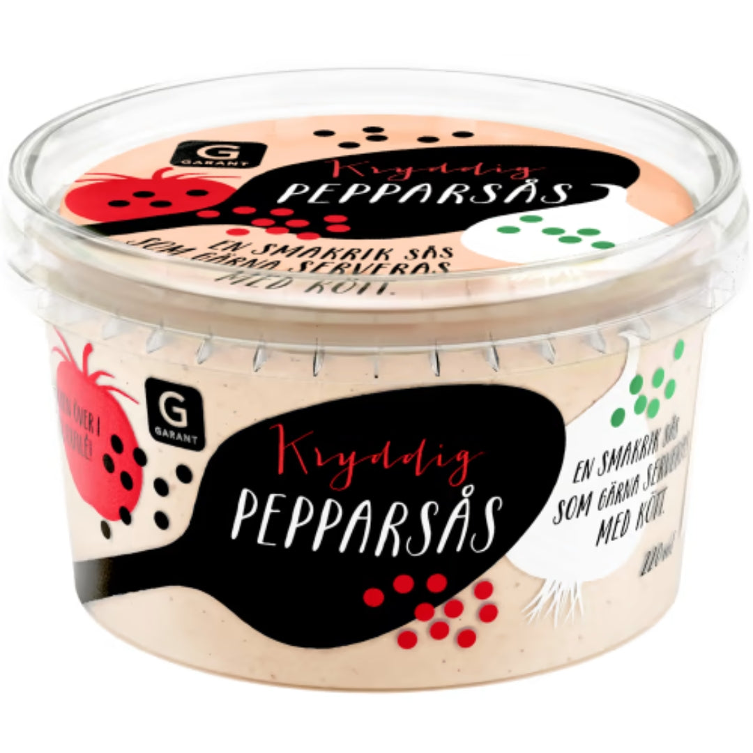 Garant Pepparsås Kryddig - Spicy Pepper Sauce 220ml