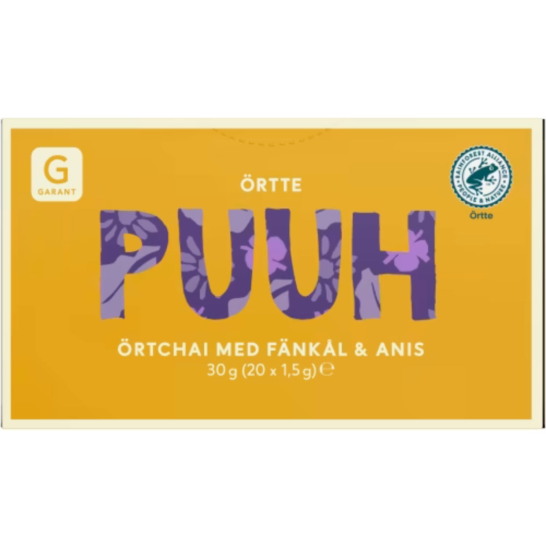 Garant Puuh Örtte Örtchai med Fankal & Anis - Herbal Chai with Fennel and Anise 20p