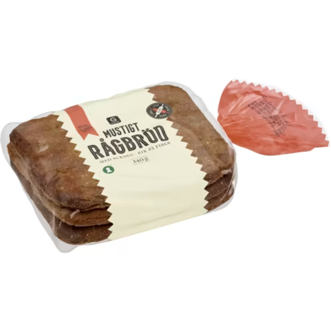 Garant Rågbröd Mustigt 6-pack - Rye Bread with Sourdough 340g