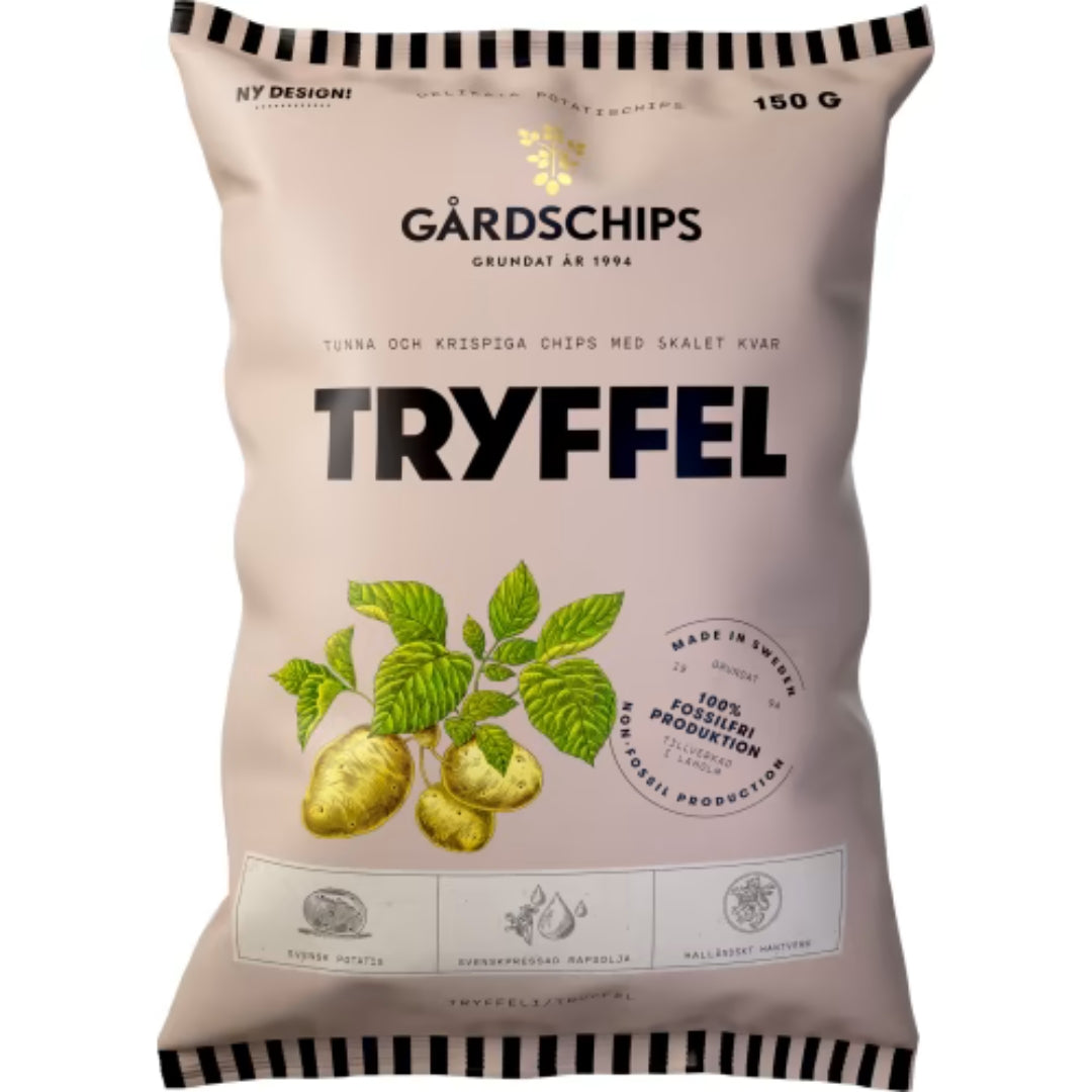 GårdsChips TryffelChips - sirut, joissa on tryffelimaku 150 g
