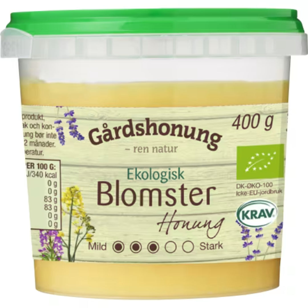 Gårdshonung Honung Ekologisk - Organic Honey 400g