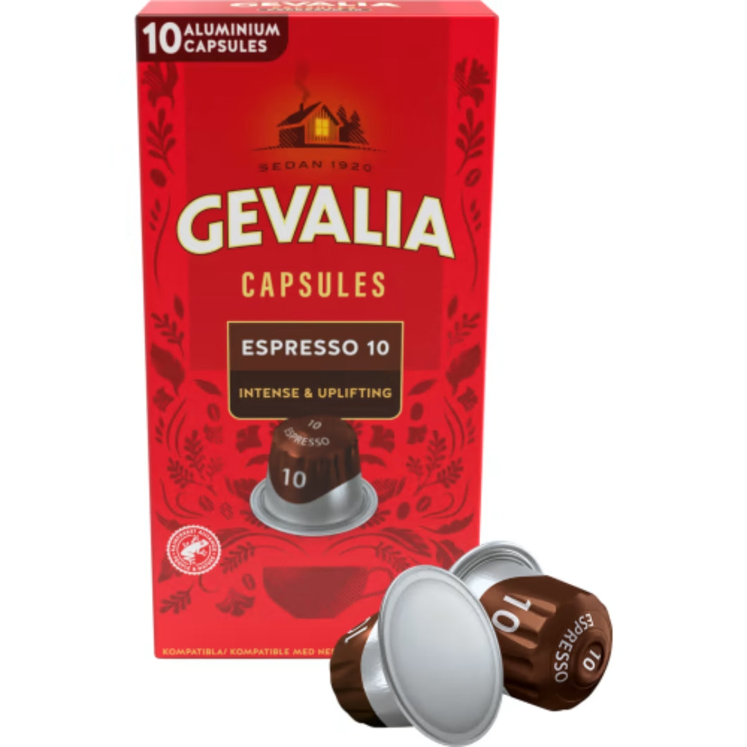Gevalia Espresso 10 Kaffekapslar - Espresso Capsules 10P