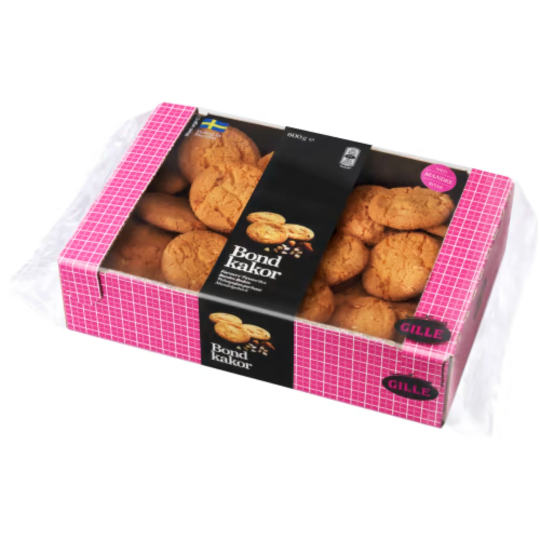 Gille Bondkakor - Cookies with Almond flavour 600g
