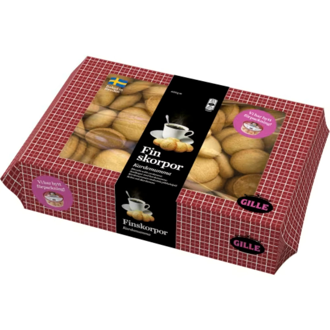 Gille Finskorpor Kardemumma - Cardamom Biscuits 600g