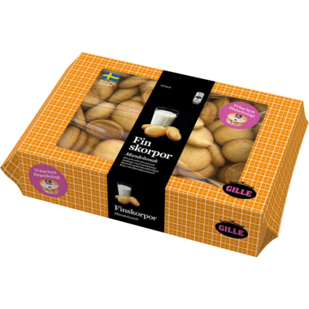 Gille Finskorpor Mandel - Almond Biscuits 600g