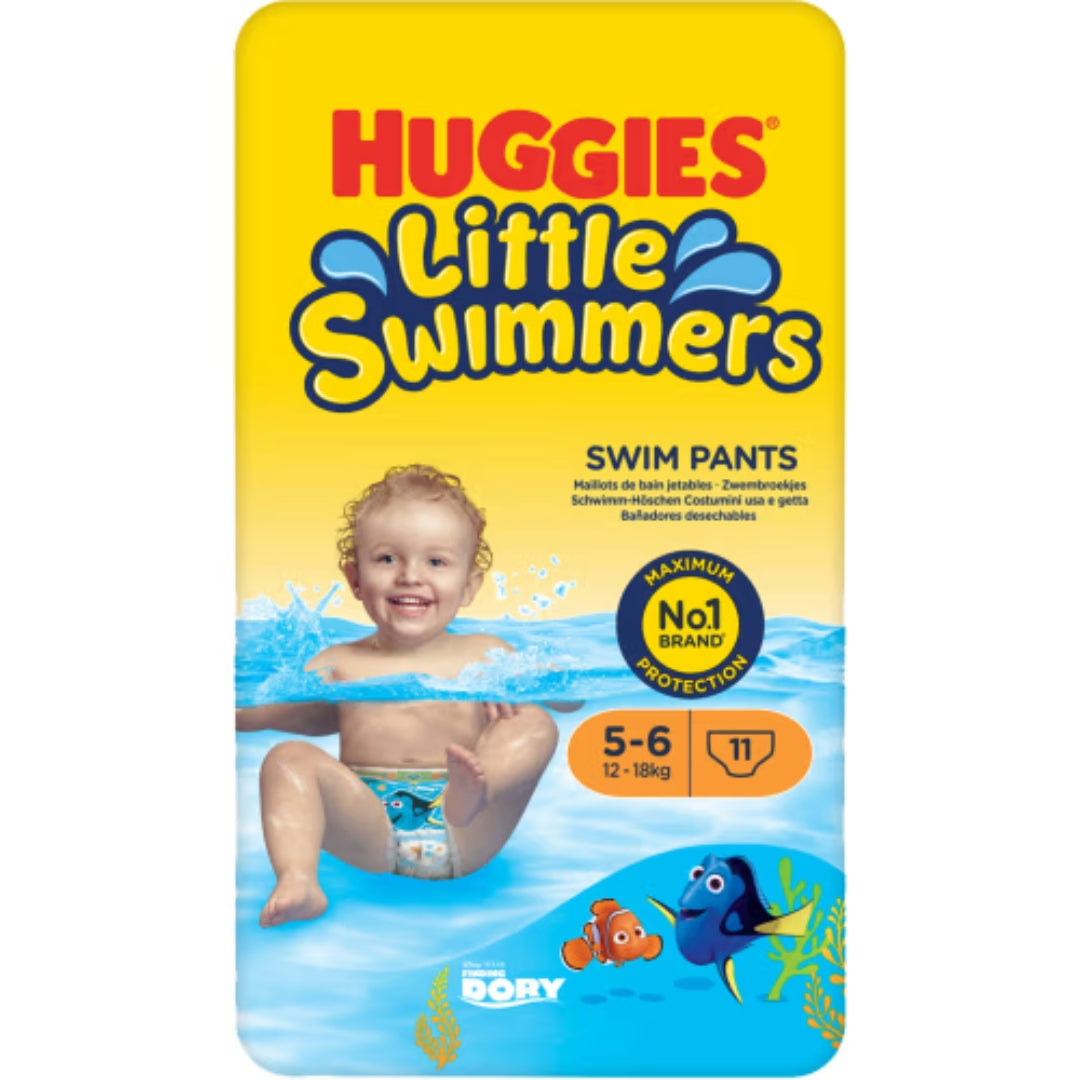 Huggies Swim Pants 5-6 12-18 Kg - Swim Diapers 12-18kg 11p