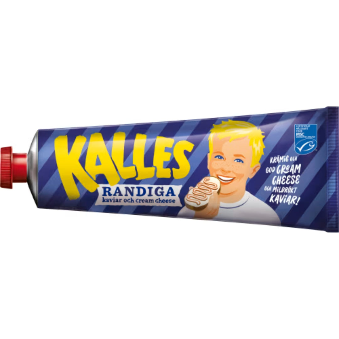 Kalles Kaviar Randig - Caviar & Cream Cheese 285g