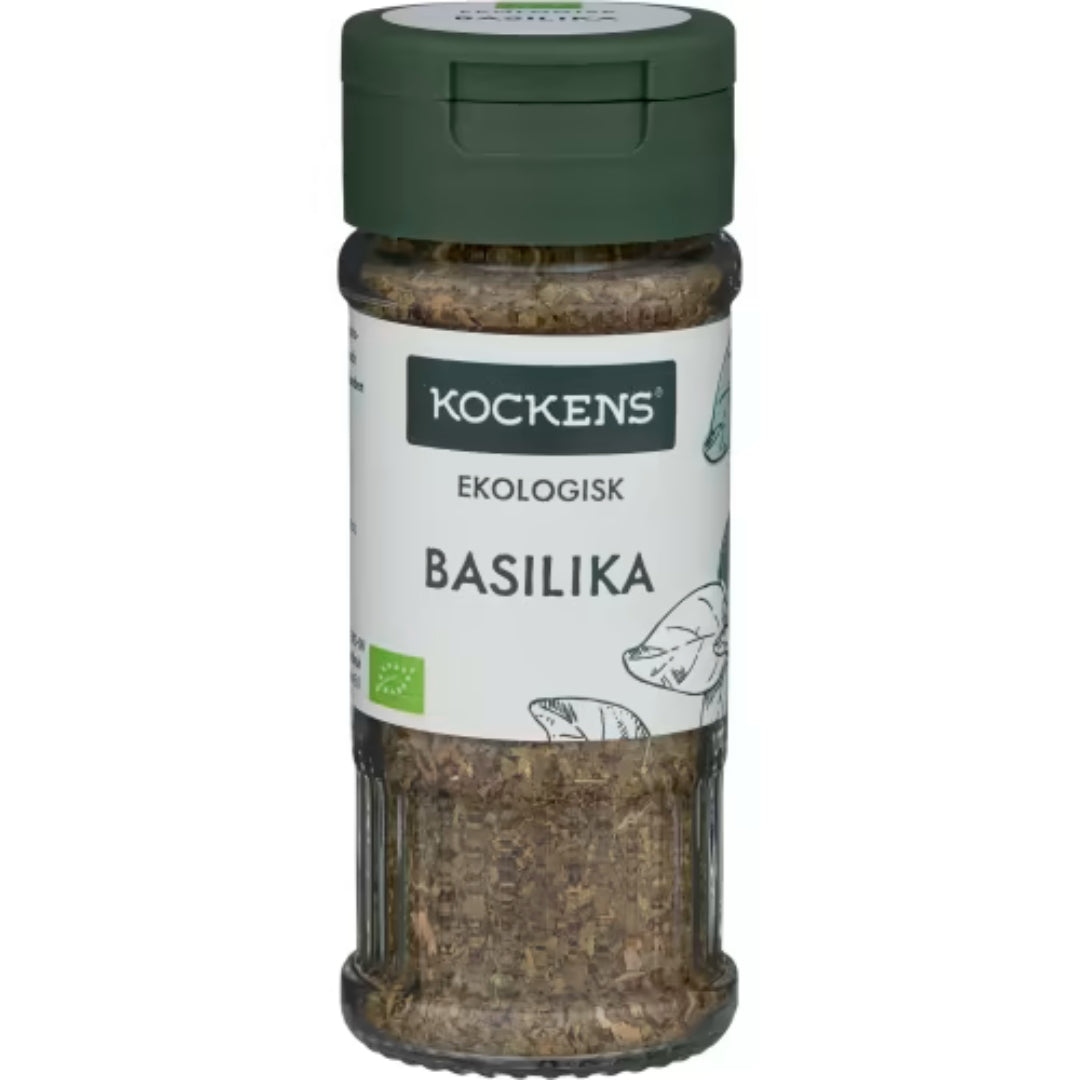 Kockens Basilika Burk Eko - Basil 17g