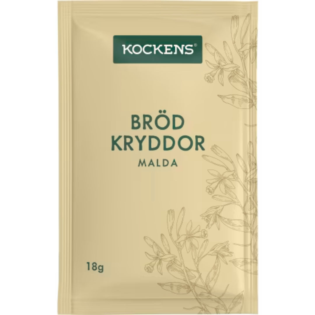 Kockens Brödkryddor Malda Påse - Bread Spices 18g
