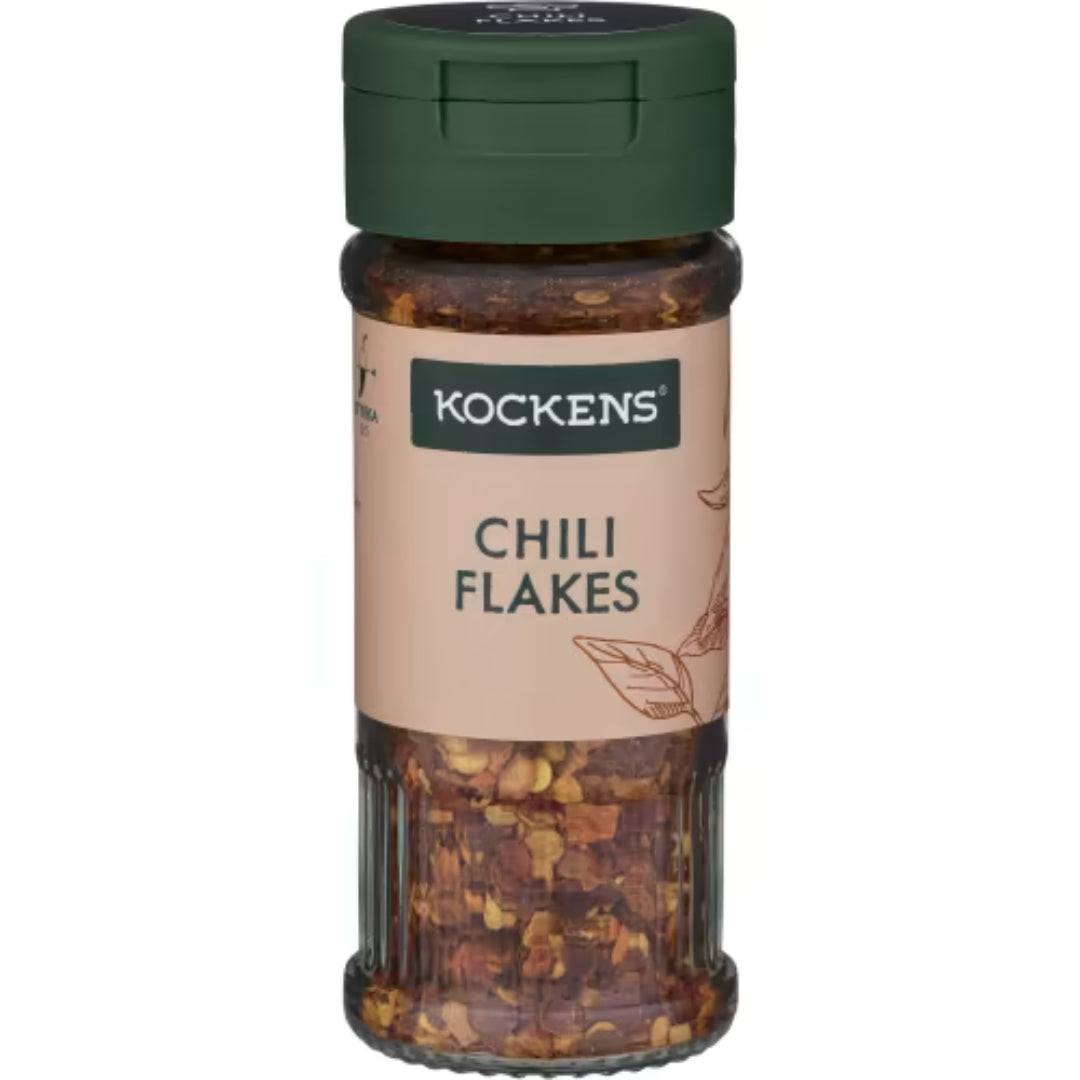 Kockens Chili Flakes Burk - Chili Flakes 28g