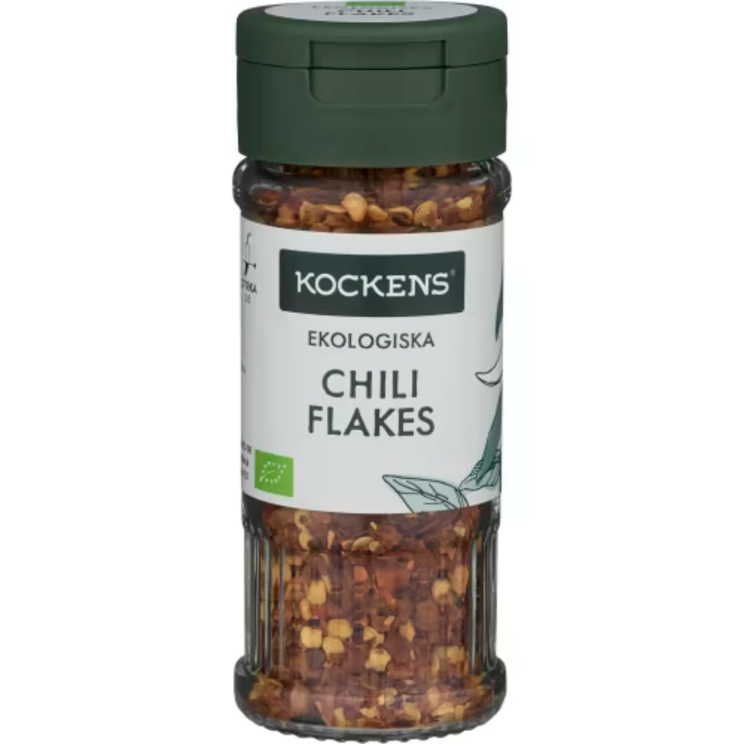 Kockens Chili Flakes Burk - Chili Flakes 28g