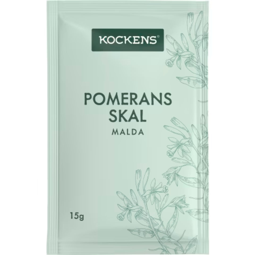 Kockens Pomeransskal Malda Påse - Seville Orange 15g