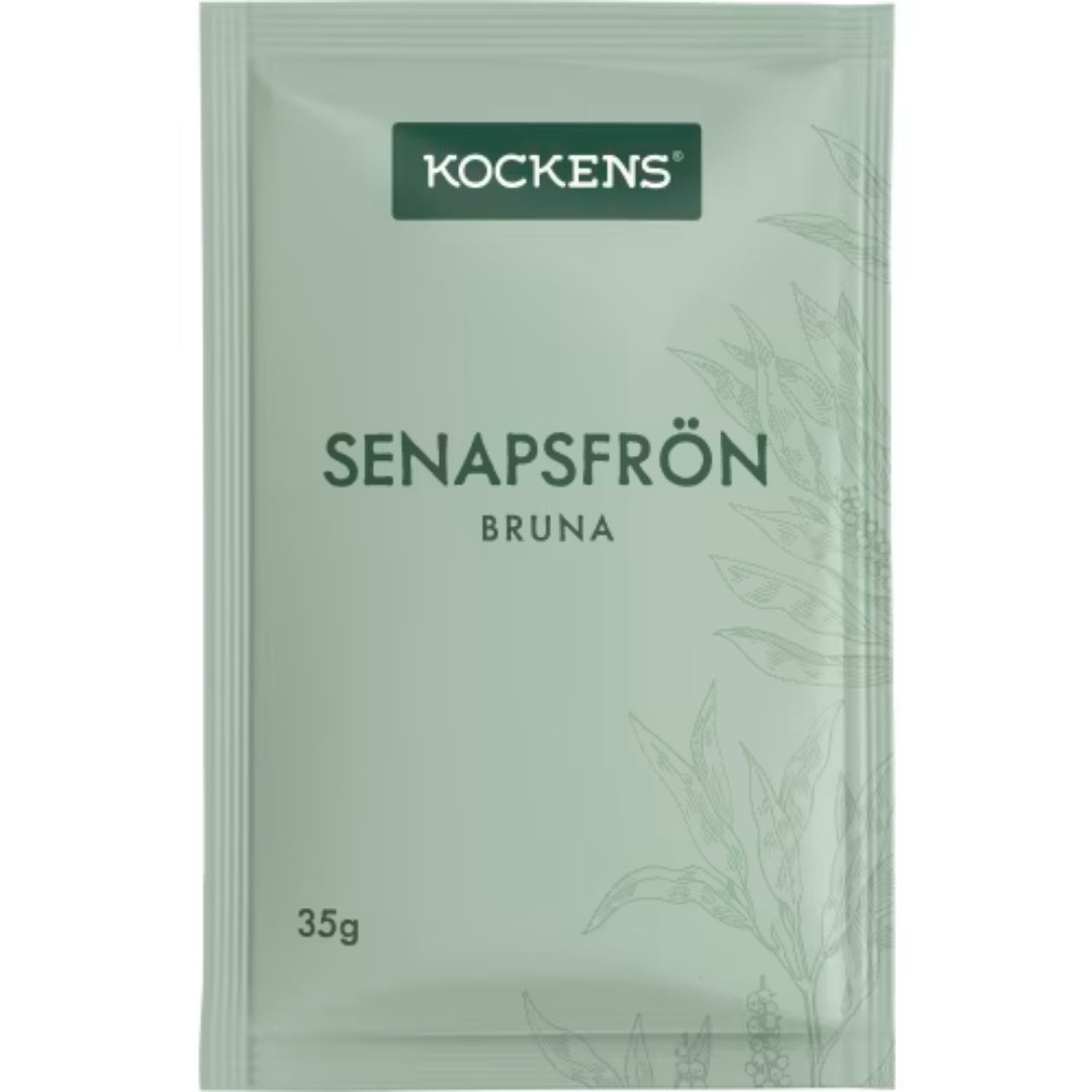 Kockens Senapsfrö Brunt Påse - Brown Mustard Seeds 35g