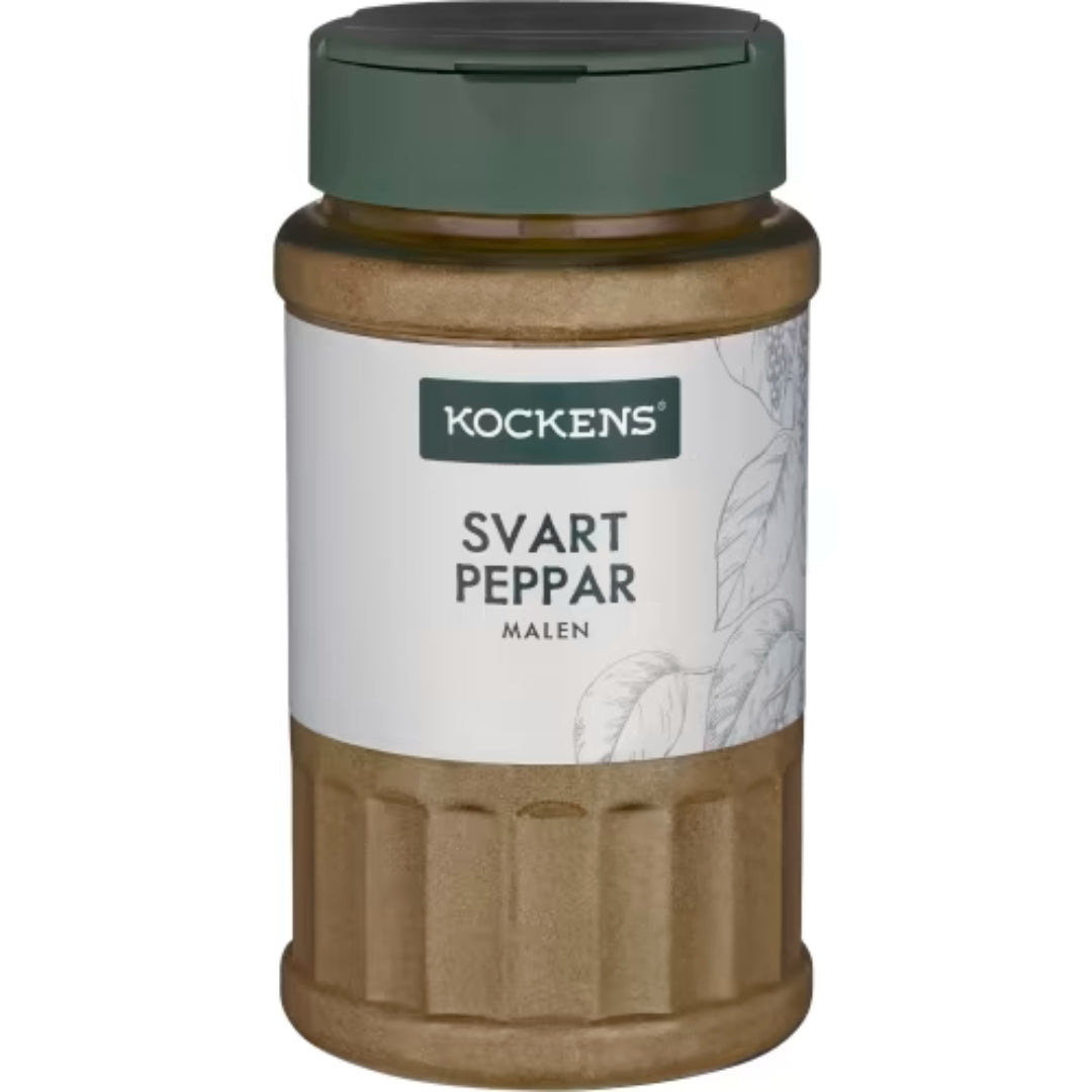 Kockens Svartpeppar Malen Burk - Black Pepper 255g