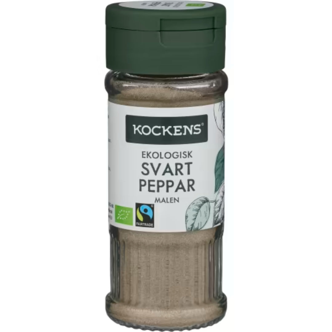Kockens Svartpeppar Malen Burk - Black Pepper 35g