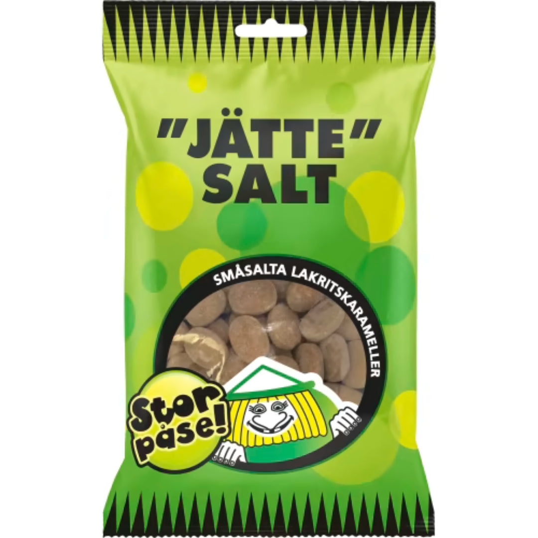 Konfekta Jättesalt - Salty Licorice treats 65g