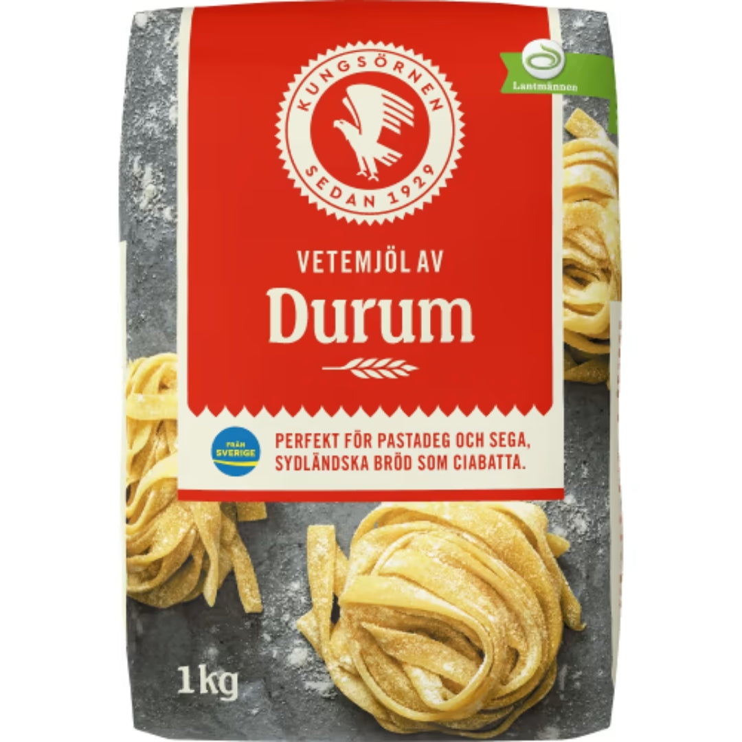 Kungsörnen Durumvetemjöl - Durum Wheat Flour 1kg