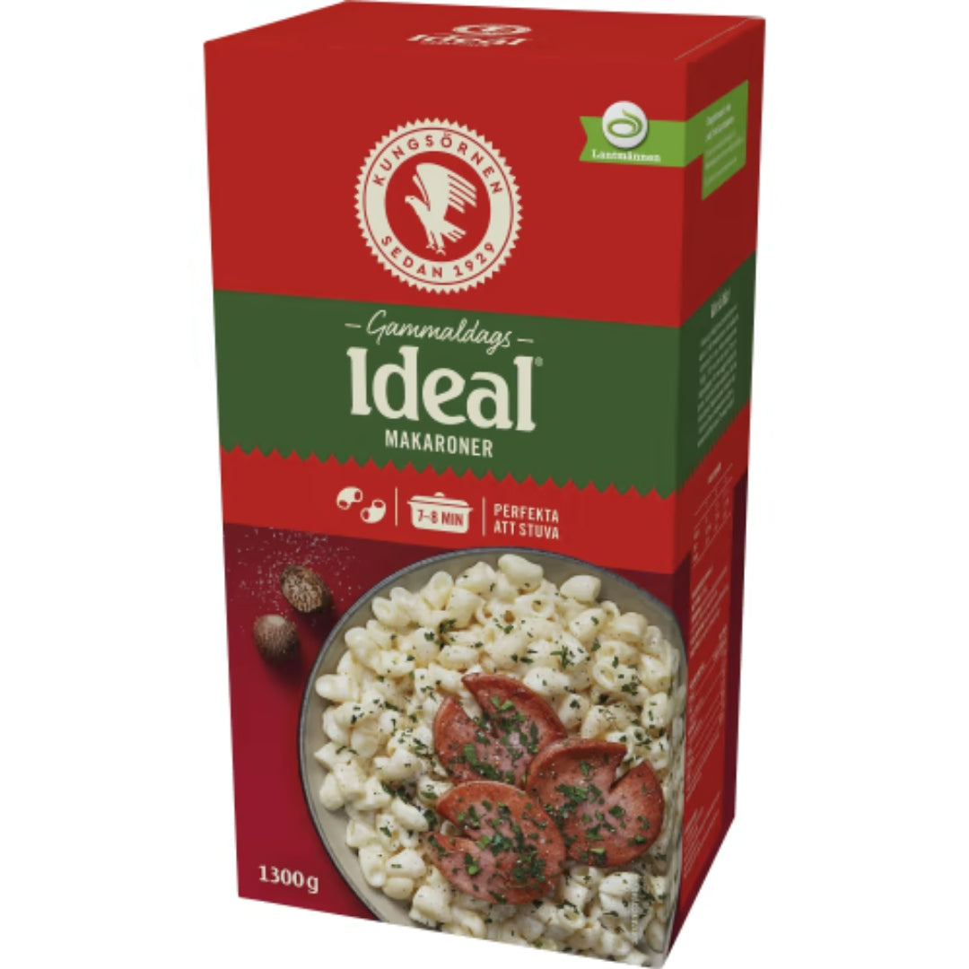 Kungsörnen Idealmakaroner Gammaldags - Macaroni Pasta 1.3kg