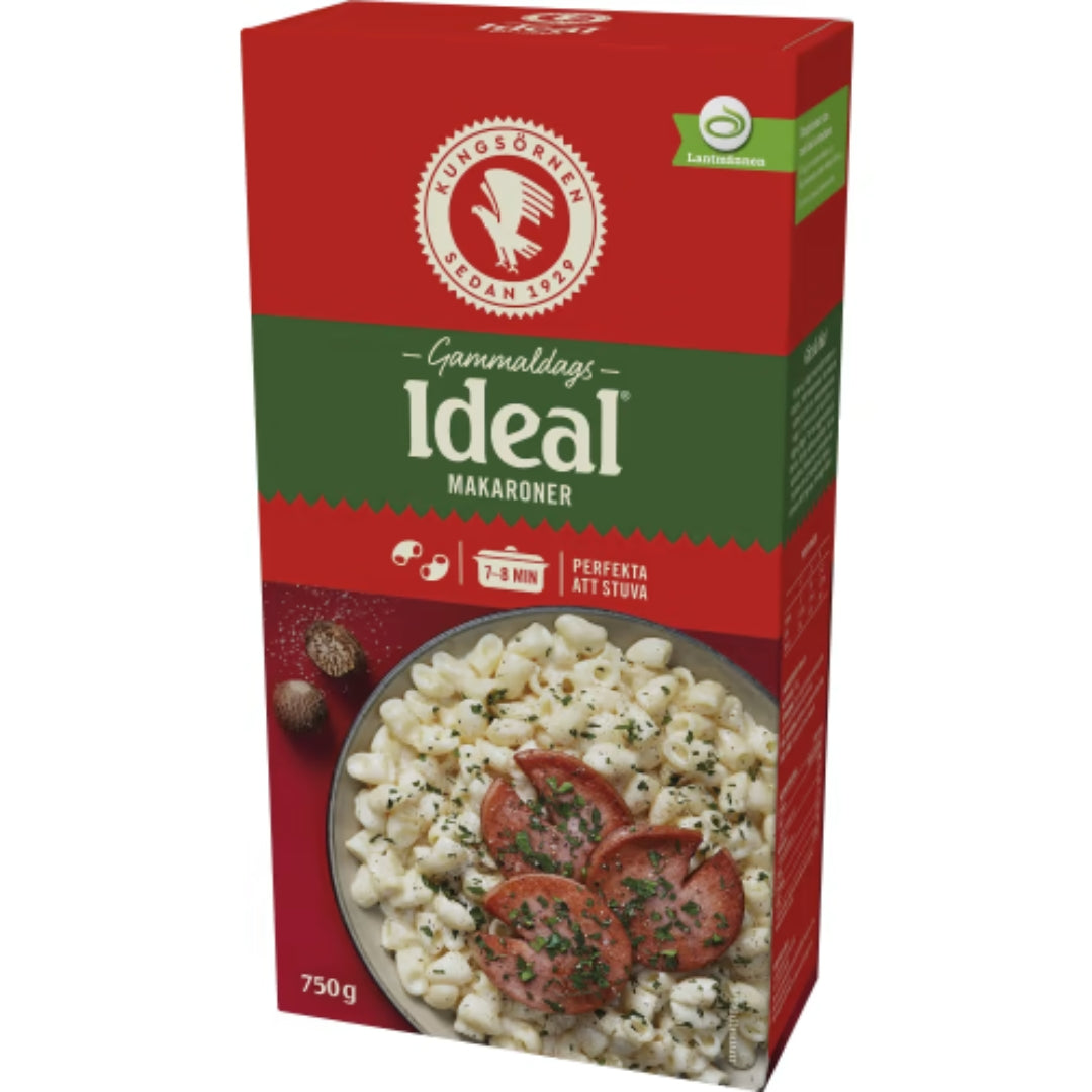 Kungsörnen Idealmakaroner Gammaldags - Macaroni Pasta 750g