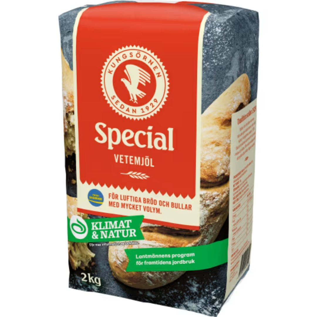 Kungsörnen Vetemjöl Special - Wheat Flour with more Protein 2kg