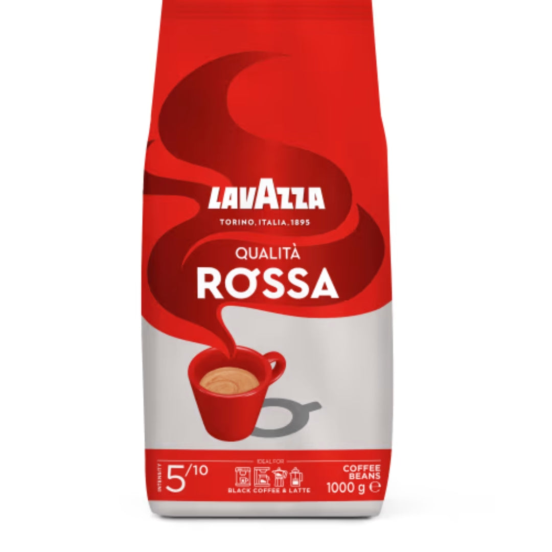 Lavazza Qualita Rossa Hela Bönor - Rossa coffee beans 1kg
